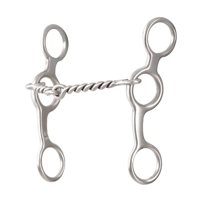 Classic Equine BitLogic 5-1/2" Twisted Wire Ring Gag Bit