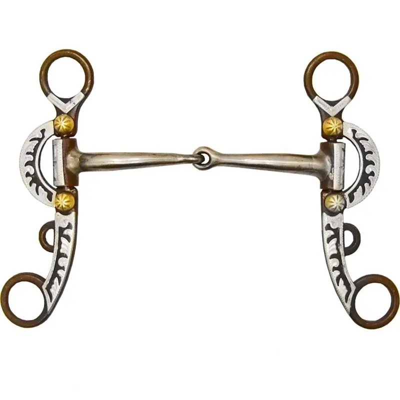 Formay Short Shank Snaffle Bit with Copper Inlay