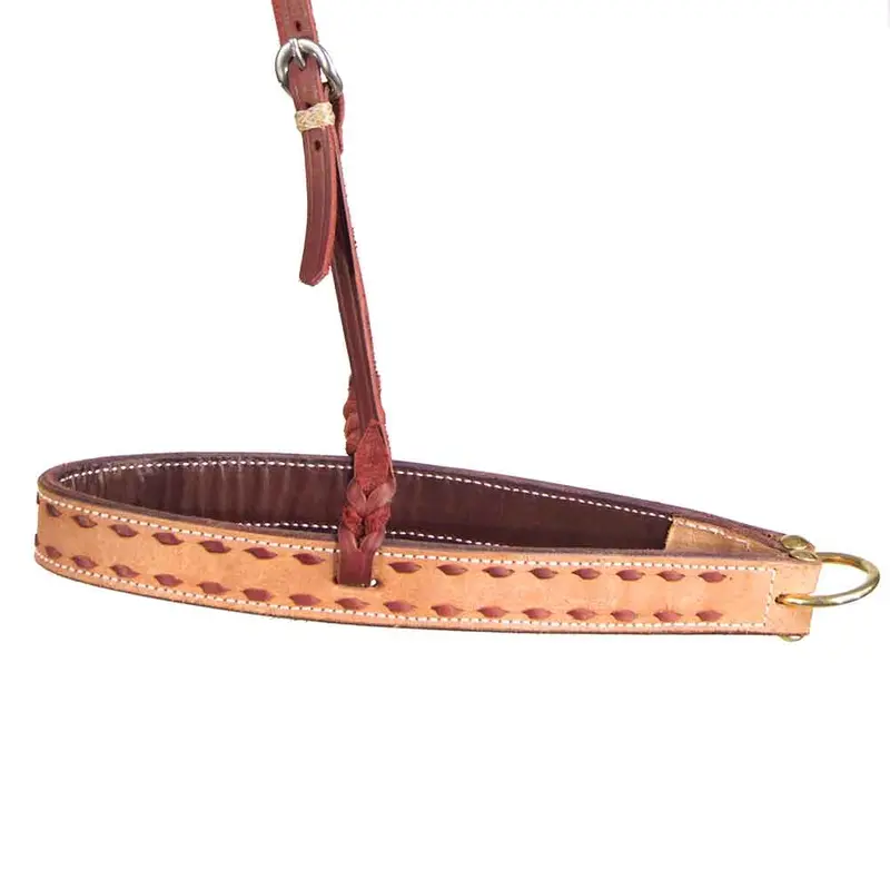 Teskey's Buckstitched Roughout Noseband