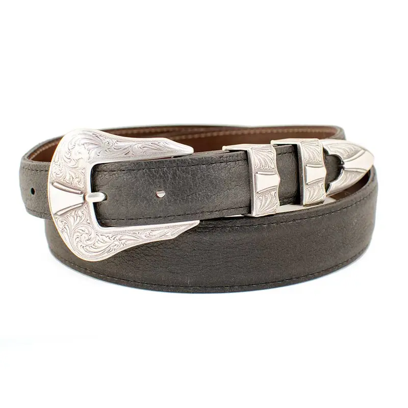 1 1/4" American Bison Leather Belt