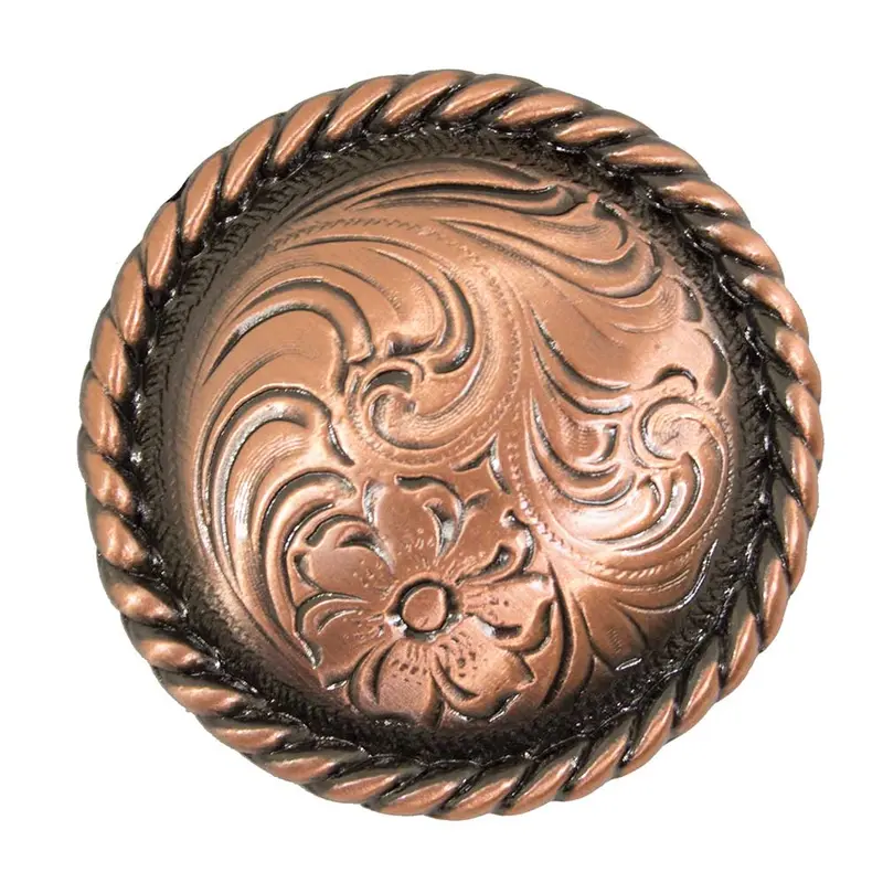 Copper Rope Edge Concho