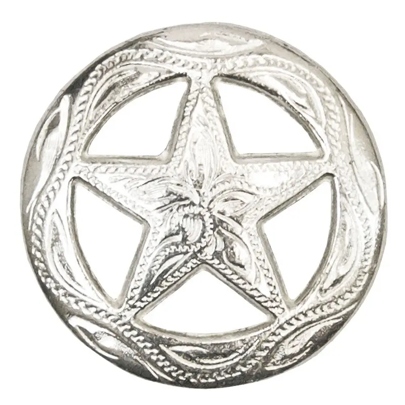 Engraved Ranger Star Concho