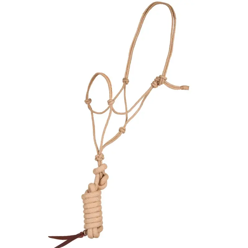 Jute Rope Halter with 9' Lead