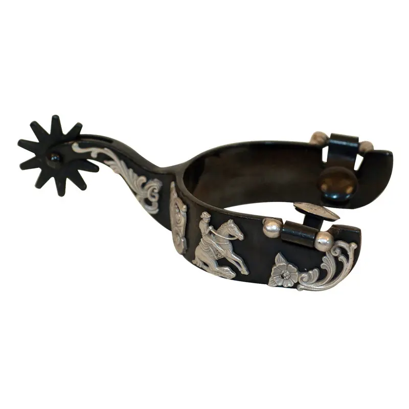 Metalab Mens Floral Reining Spurs