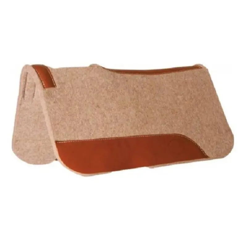 Mustang Tan Wool Contoured Pony Pad