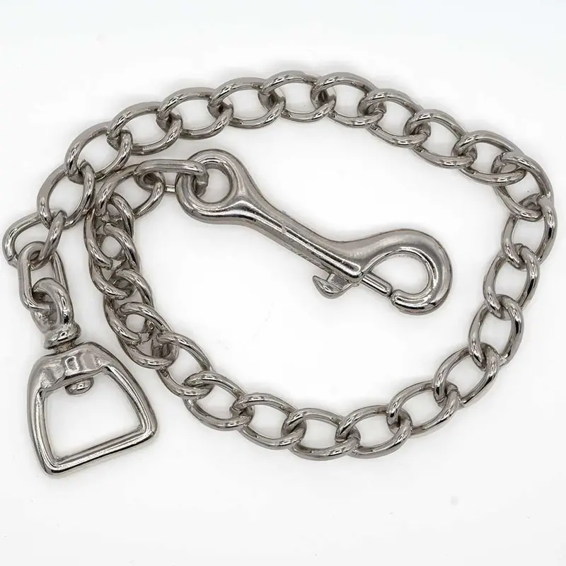 Nickel Plated Lead Chain w/1" Swivel