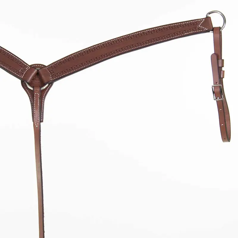 Teskey's 1-3/4" Slickout Breast Collar w/Running W Border