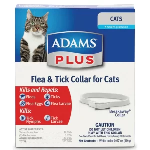 Adams Plus Flea & Tick Collar For Cats