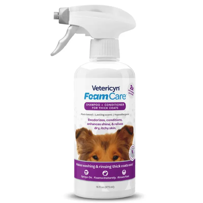 Vetericyn Foaming Spray Shampoo