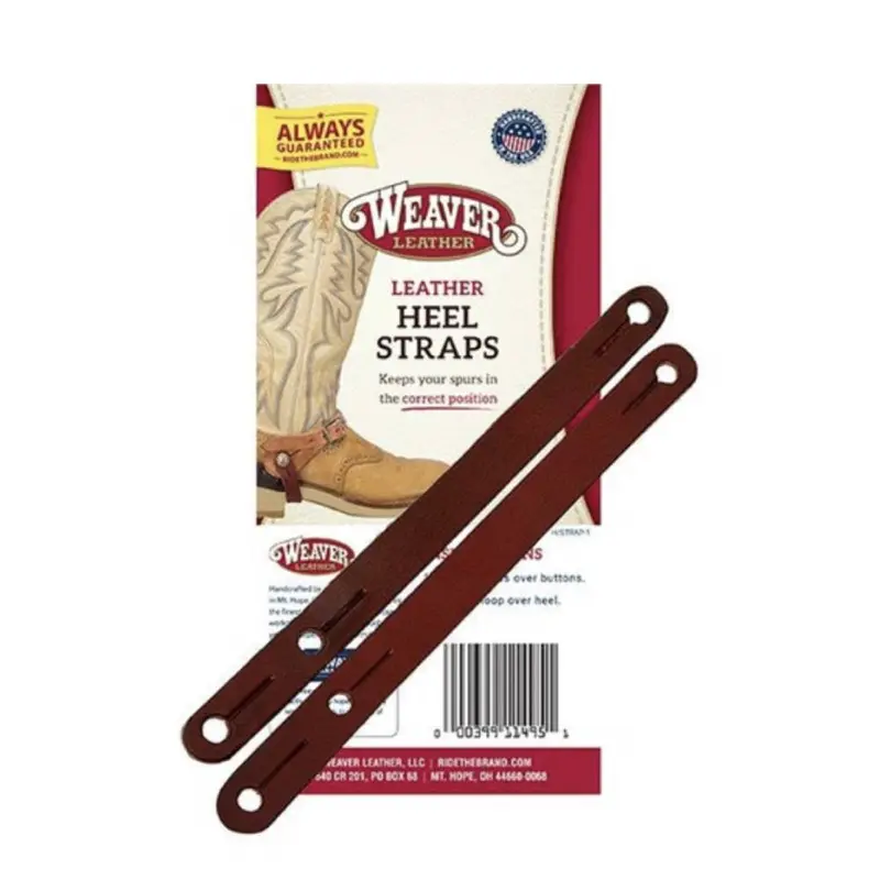 Weaver Latigo Leather Heel Straps
