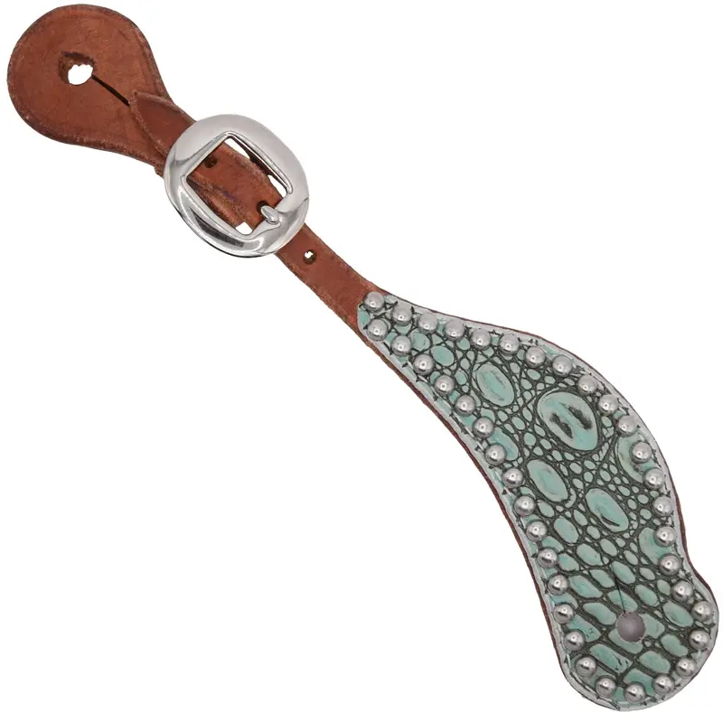 Teskey's Turquoise Gator Spur Straps