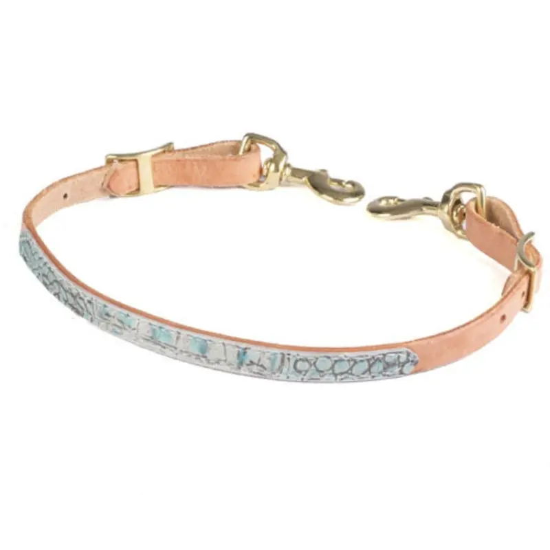 Teskey's Turquoise Gator Wither Strap