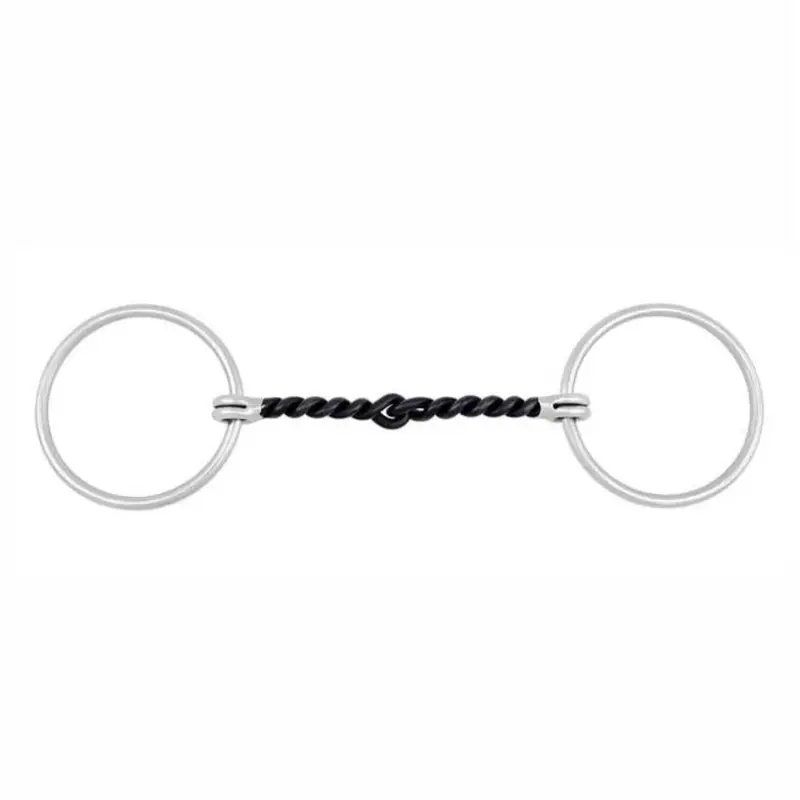 Twisted Snaffle Loose Ring Bit