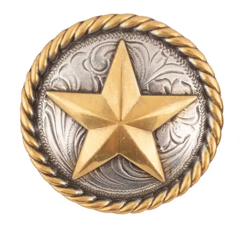 Antique Gold Star Concho