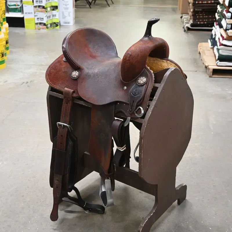 14" USED JEFF SMITH C3 BARREL SADDLE