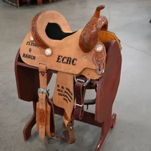 12.5" USED JEFF SMITH JACKIE GANTER BARREL SADDLE