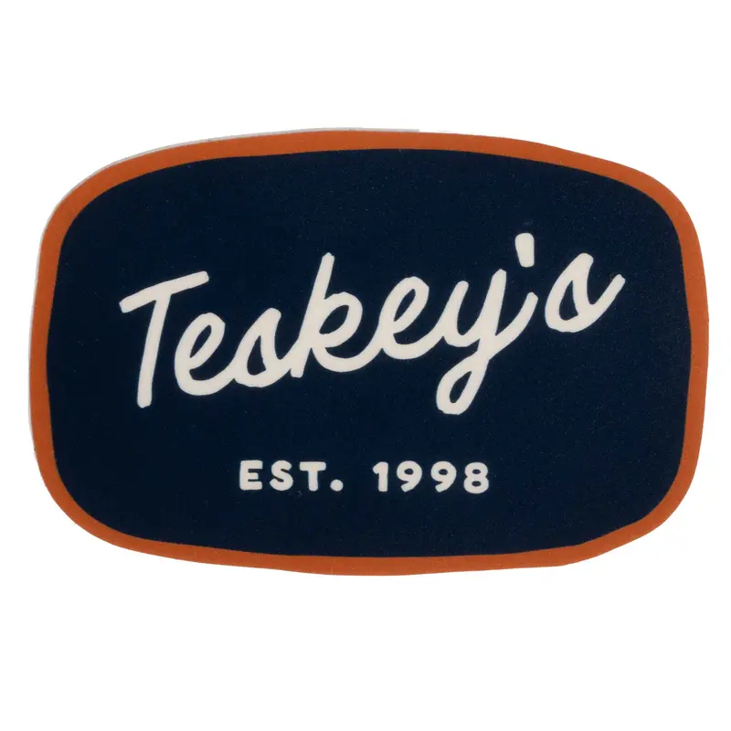 Teskey's Script Sticker