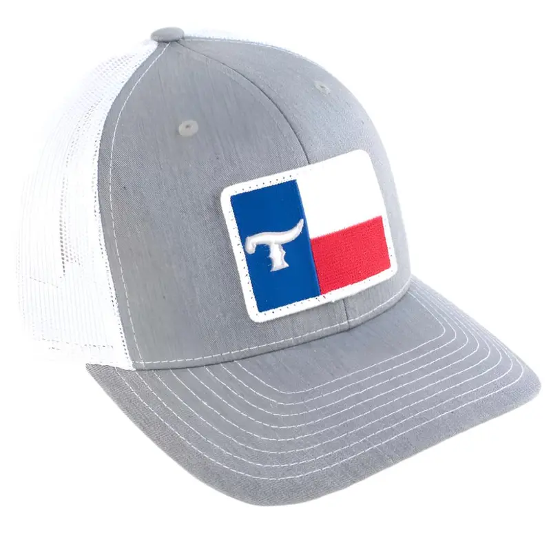 Teskey's Texas T Flag Cap Red/White/Blue/Silver
