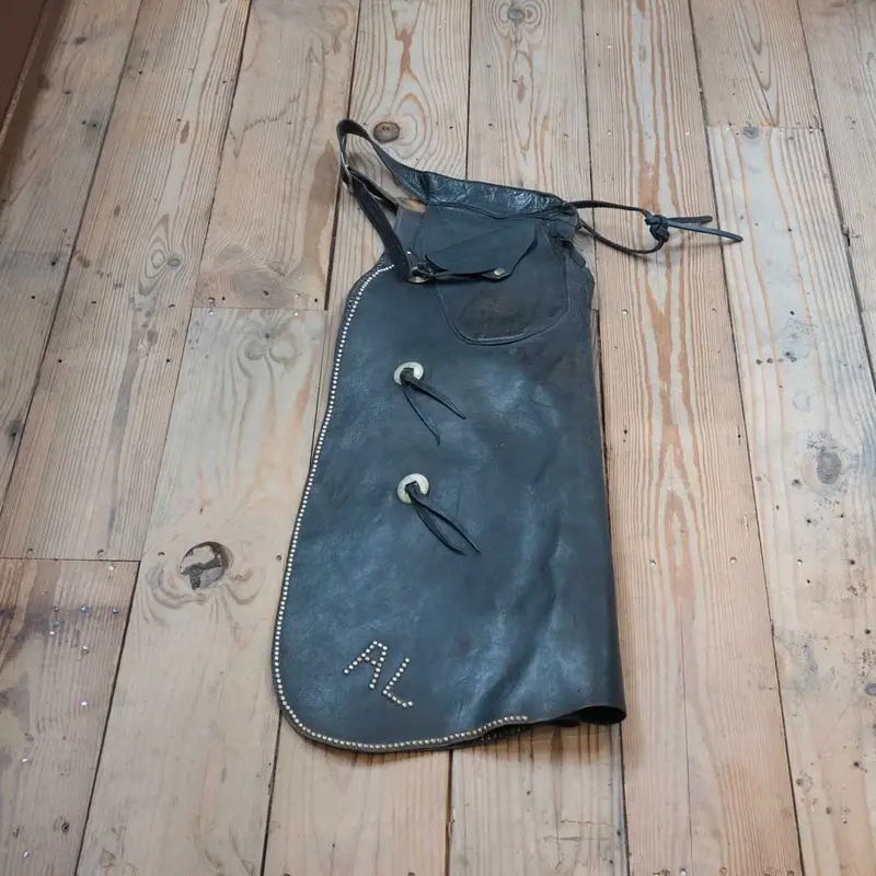 Used Black Cowboy Chaps