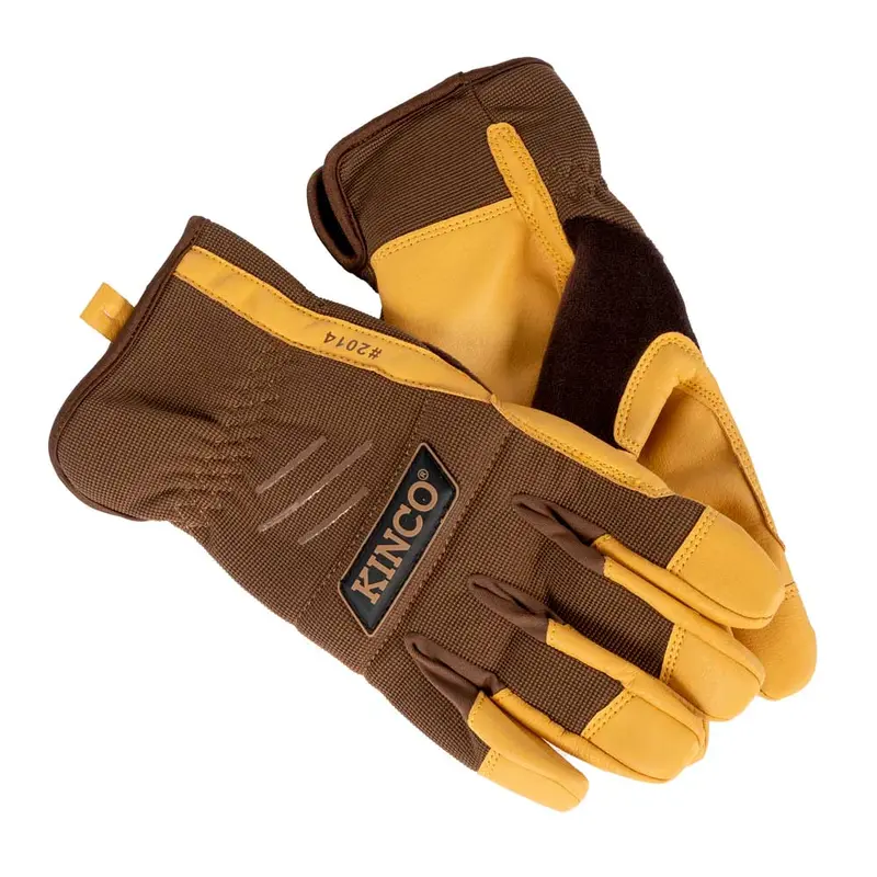 Kinco Pro Brown Synthetic Gloves