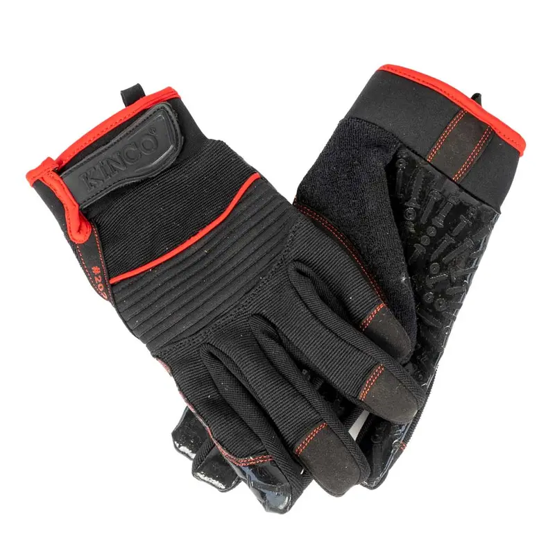 Kinco Pro Handler Synthetic Gloves with Pull Strap