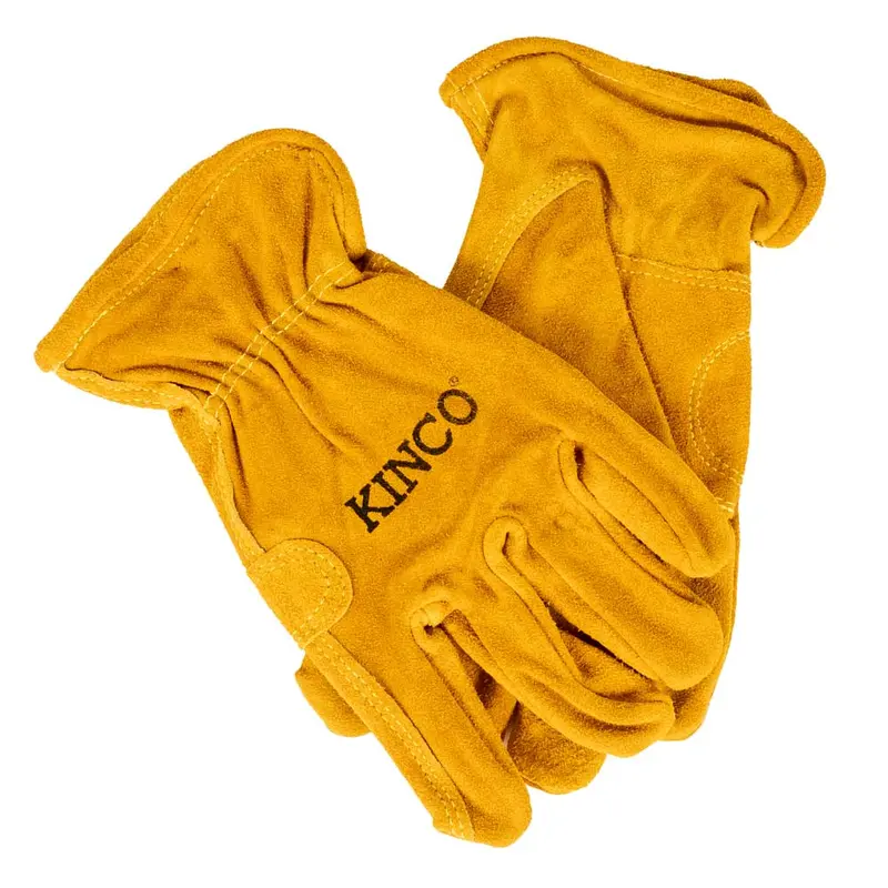 Kinco Suede Cowhide Driver Gloves with Double-Palm