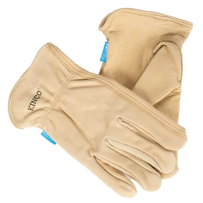 Kinco Water-Resistant Premium Grain Cowhide Driver Gloves