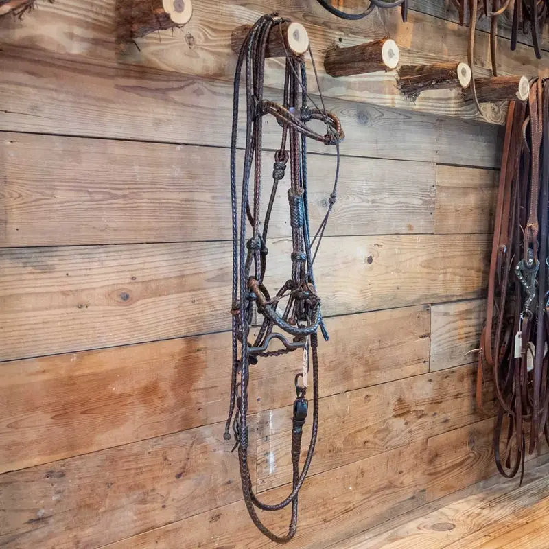 Vintage Braided Full Bridle Rig