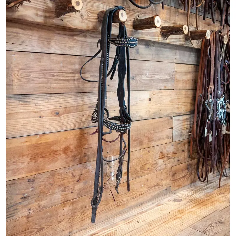Vintage Bridle Rig with a Solid Port Bit
