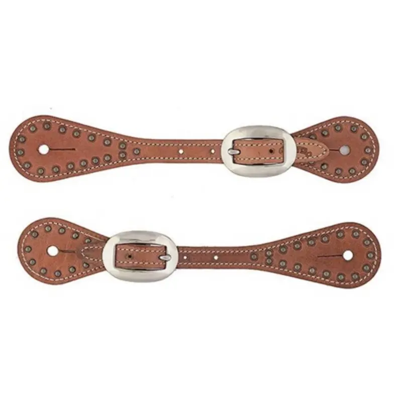 Weaver Youth Harness Leather Spur Straps w/ Spots