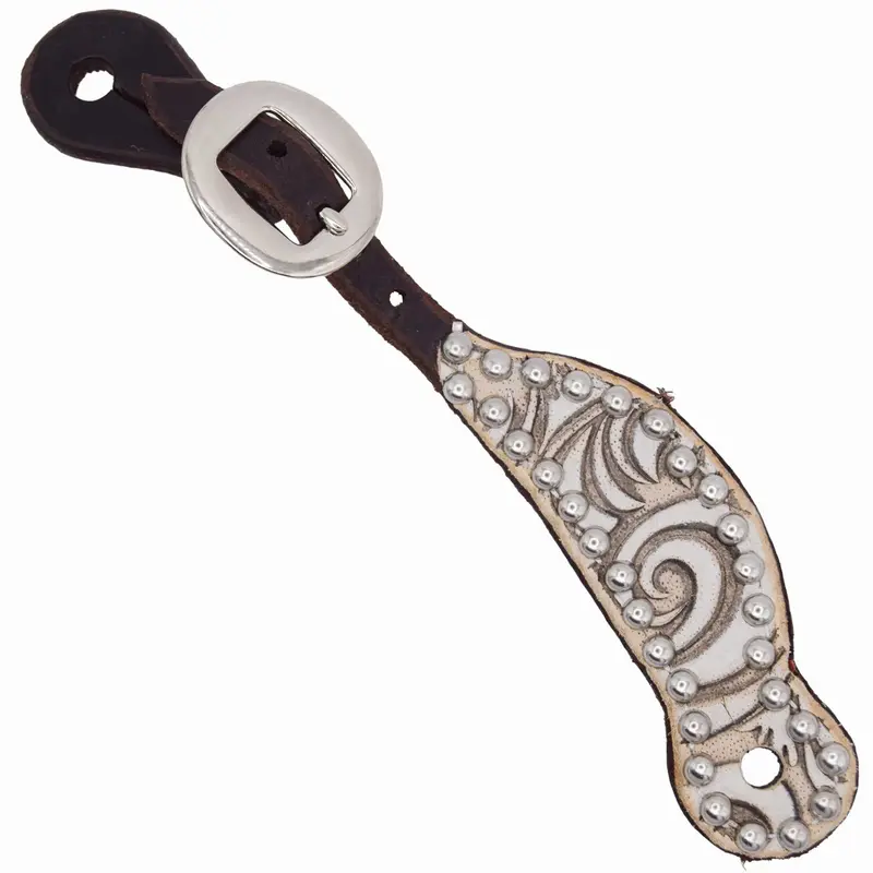 Teskey's Youth Chocolate Western Spur Straps