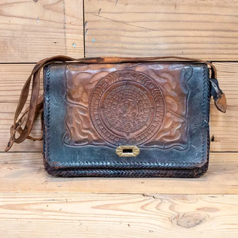 Vintage Leather Mexican Purse