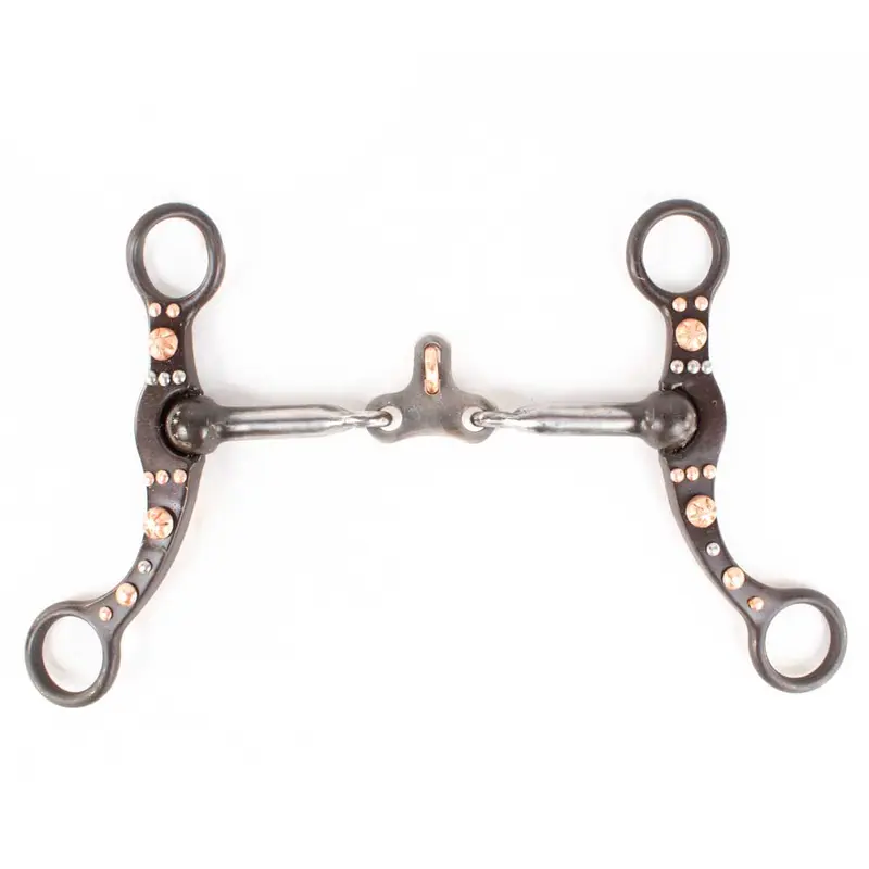 Antique Brown Copper Dotted Floating Spade Bit