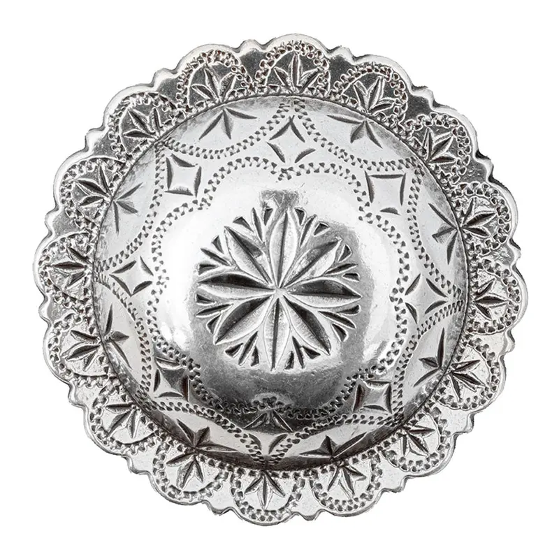 Antique Windrose Engraved Concho