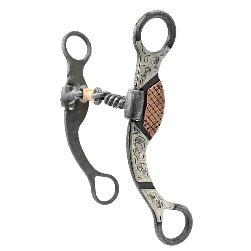 Aged Steel Twisted Dogbone Bit W/Trim