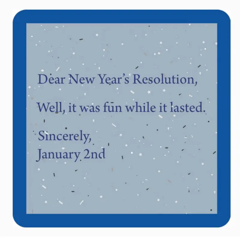 "New Years" Coaster