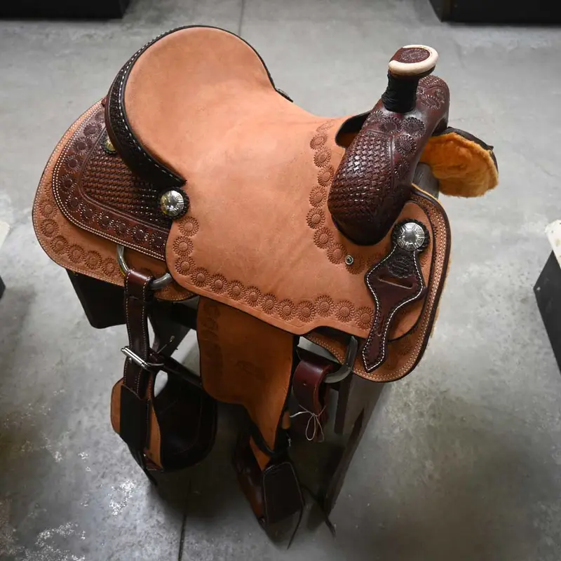 14.5" TESKEY'S TEAM ROPING SADDLE
