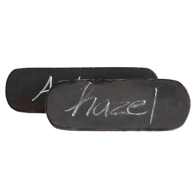 Black Chalkboard Found Wood Standing Sign