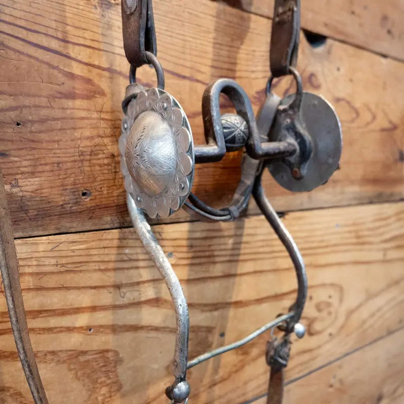 Vintage Chief Rojas Native Indian w/ Conchos Bridle Rig