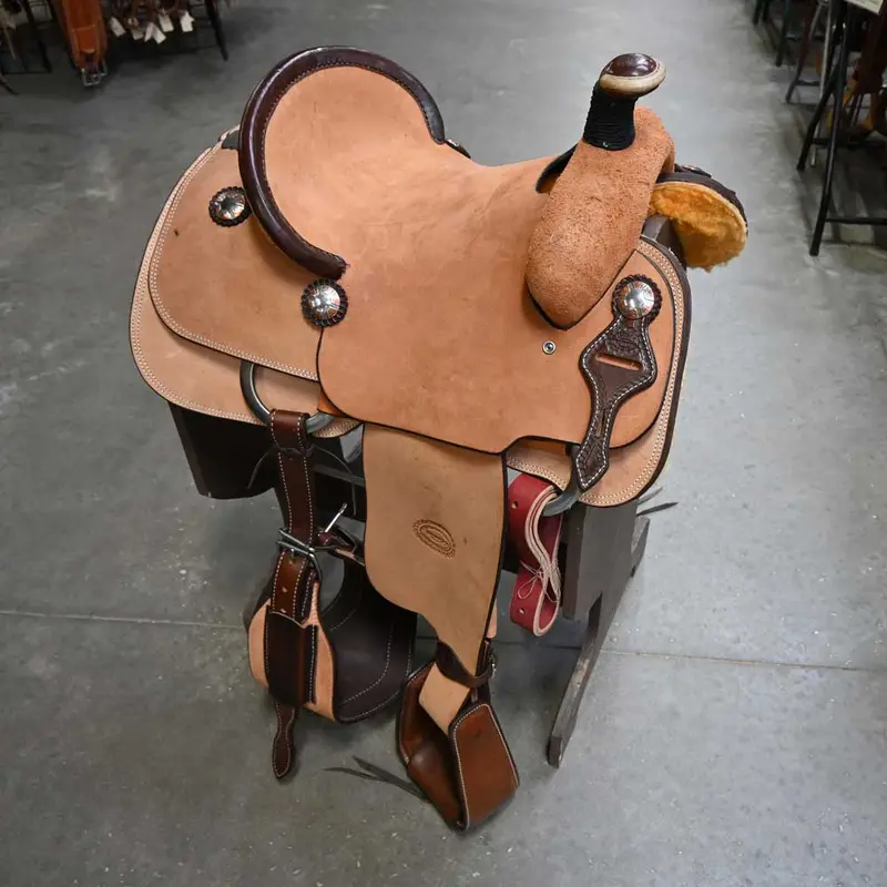 13.5" TESKEY'S PRO TEAM ROPING SADDLE
