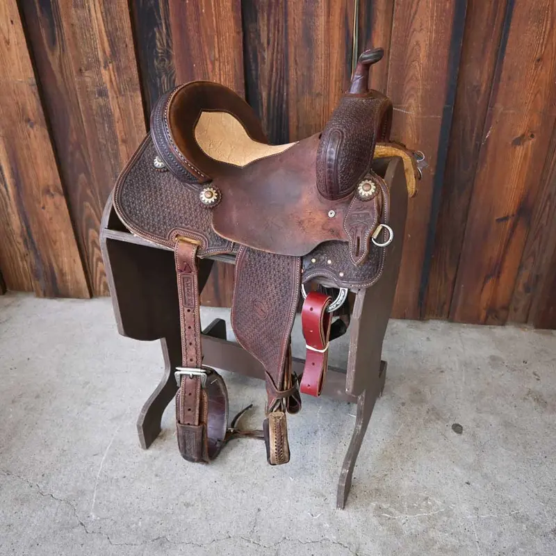 13" USED JEFF SMITH TAMI SEMAS BARREL SADDLE