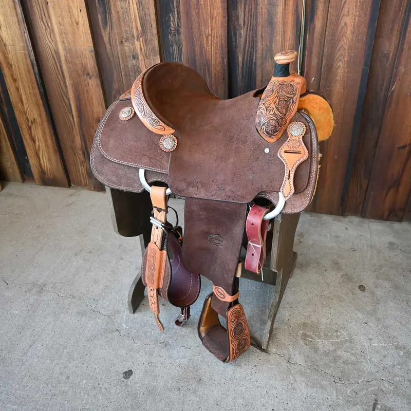 14.5" TESKEY'S CALF ROPING SADDLE