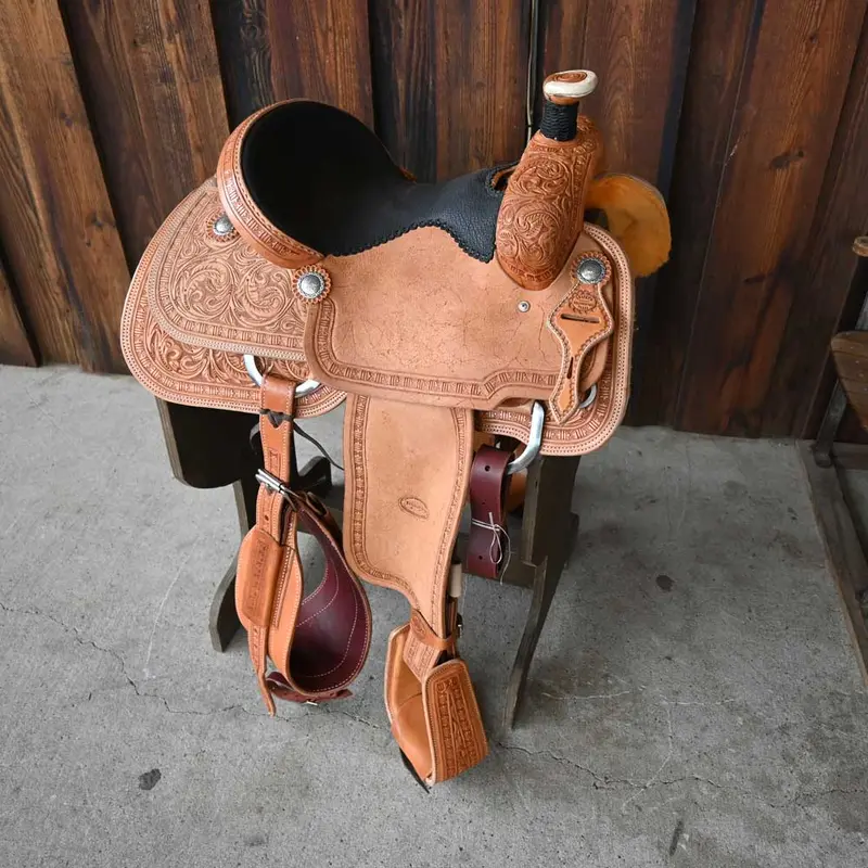 14" TESKEY'S TEAM ROPING SADDLE