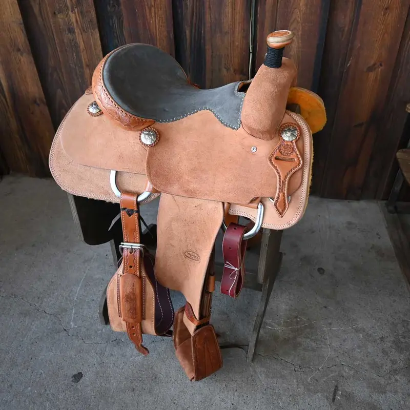 15" TESKEY'S PRO TEAM ROPING SADDLE