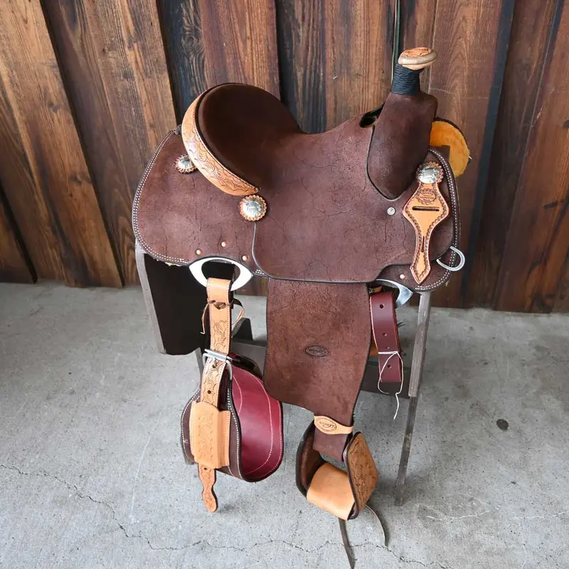 13.5" TESKEY'S LIGHWEIGHT TEAM ROPING SADDLE