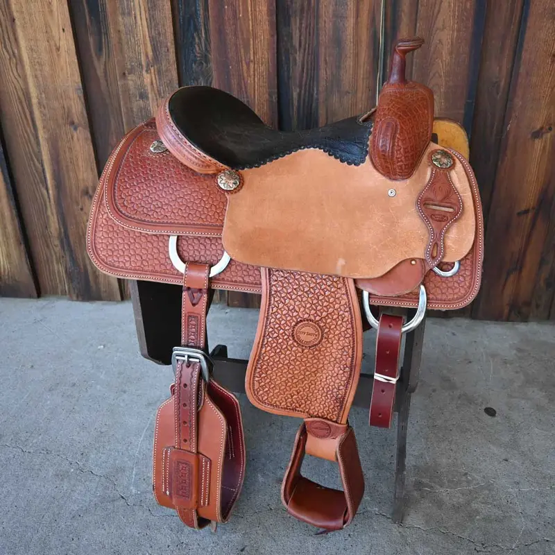 15" JEFF SMITH ROPING SADDLE