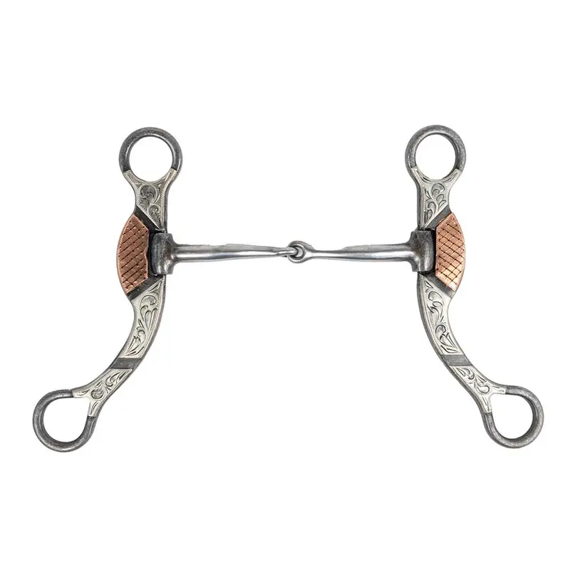 Aged Steel Long Shank Snaffle