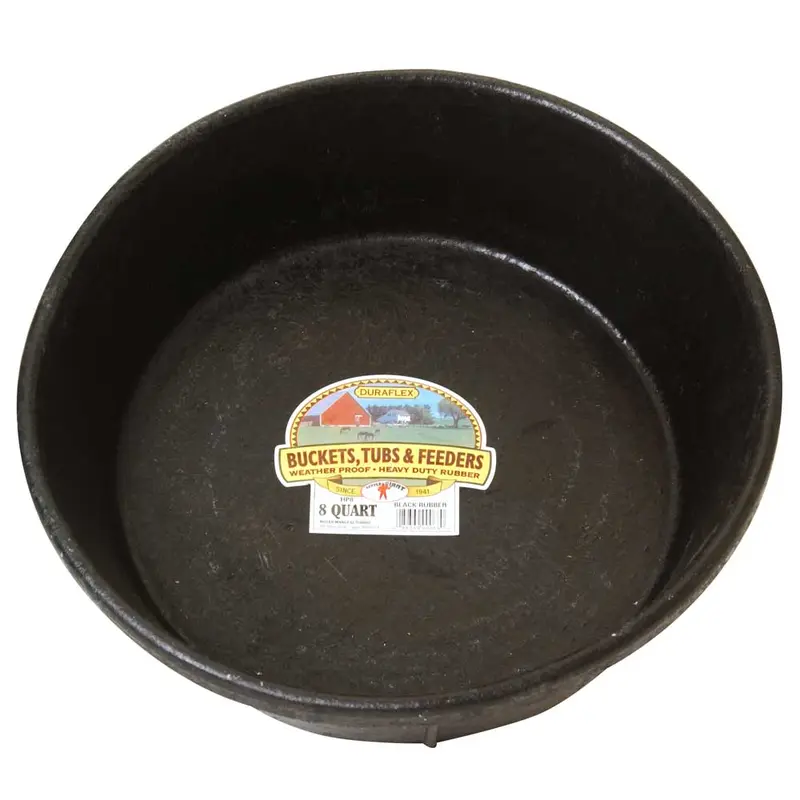 Little Giant 8 Quart Rubber Feed Pan