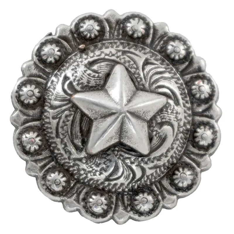 Silver Berry Star Concho