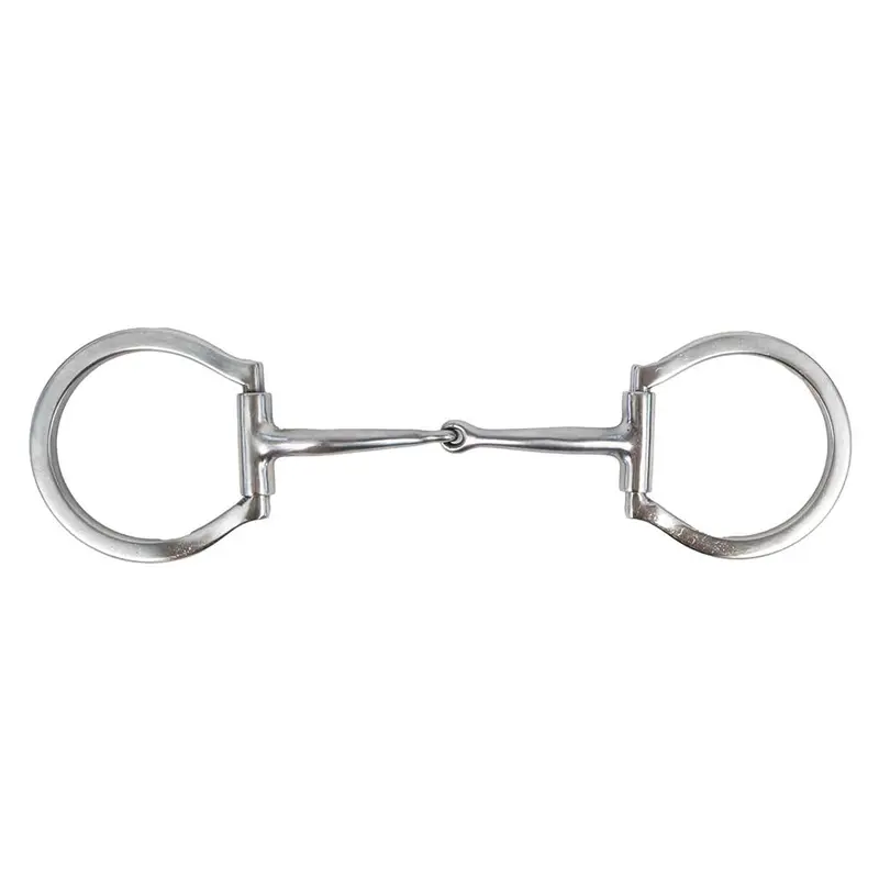 Aged Iron Snaffle Offset D Ring Bit